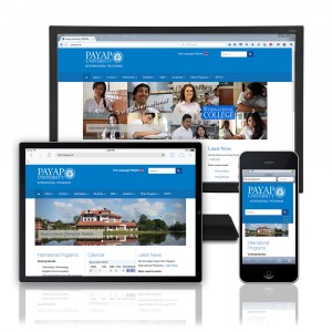 International College website design